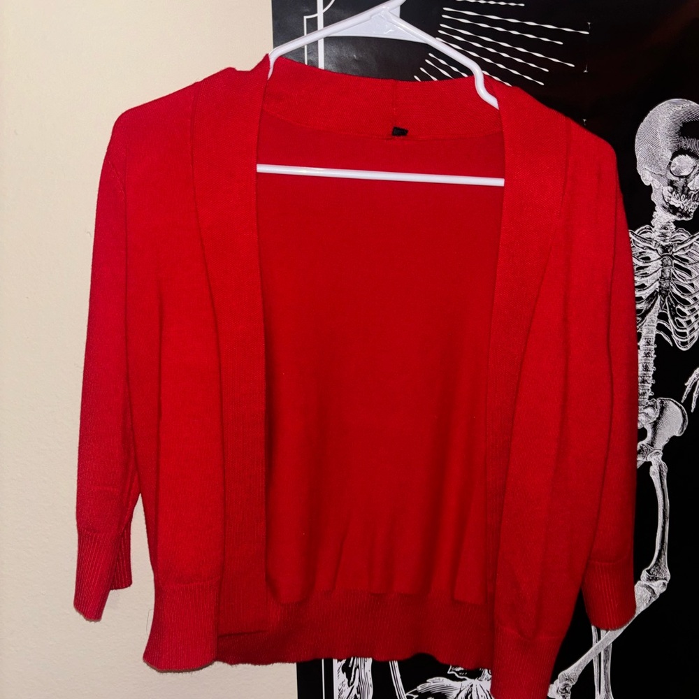 Red sweater